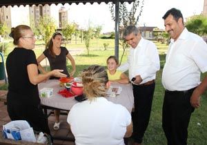 Bakan Tursun dan TOK Sakinlerine Ziyaret 